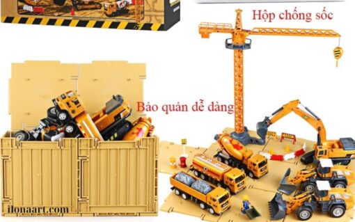 Bộ đồ chơi công trình xây dựng (2)